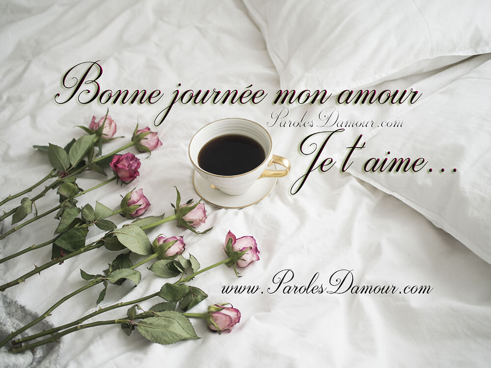 image et texte sms bonne journée mon amour