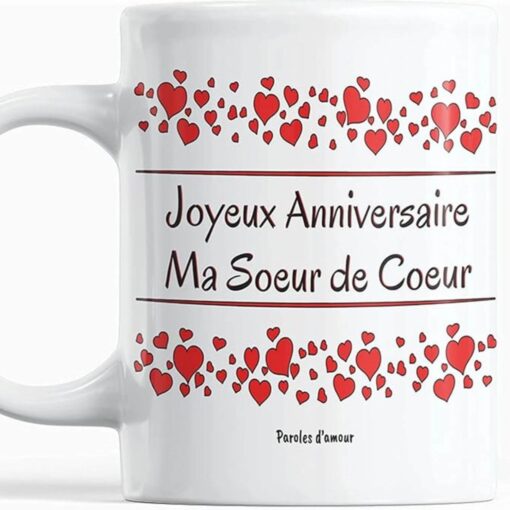 Joyeux anniversaire ma sœur de cœur image principale