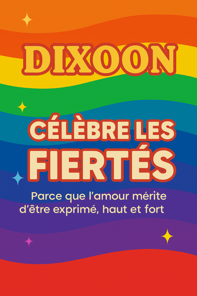affiche principale pour le mois de fiertés 2025