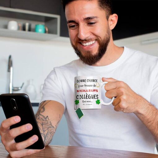 Mug-Bonne-Chance-Pour-Trouver-De-Meilleurs-Collègues-Que-Nous-Image-galerie-5