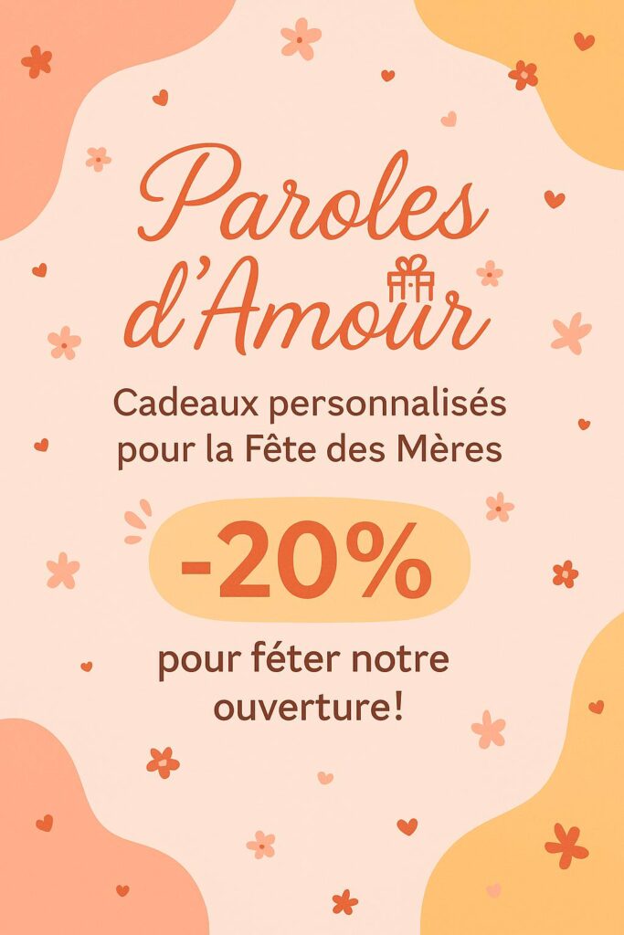 image de promotion site paroles d amour et fete des mères
