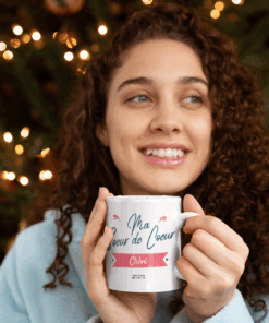 Mug cadeau soeur de coeur
